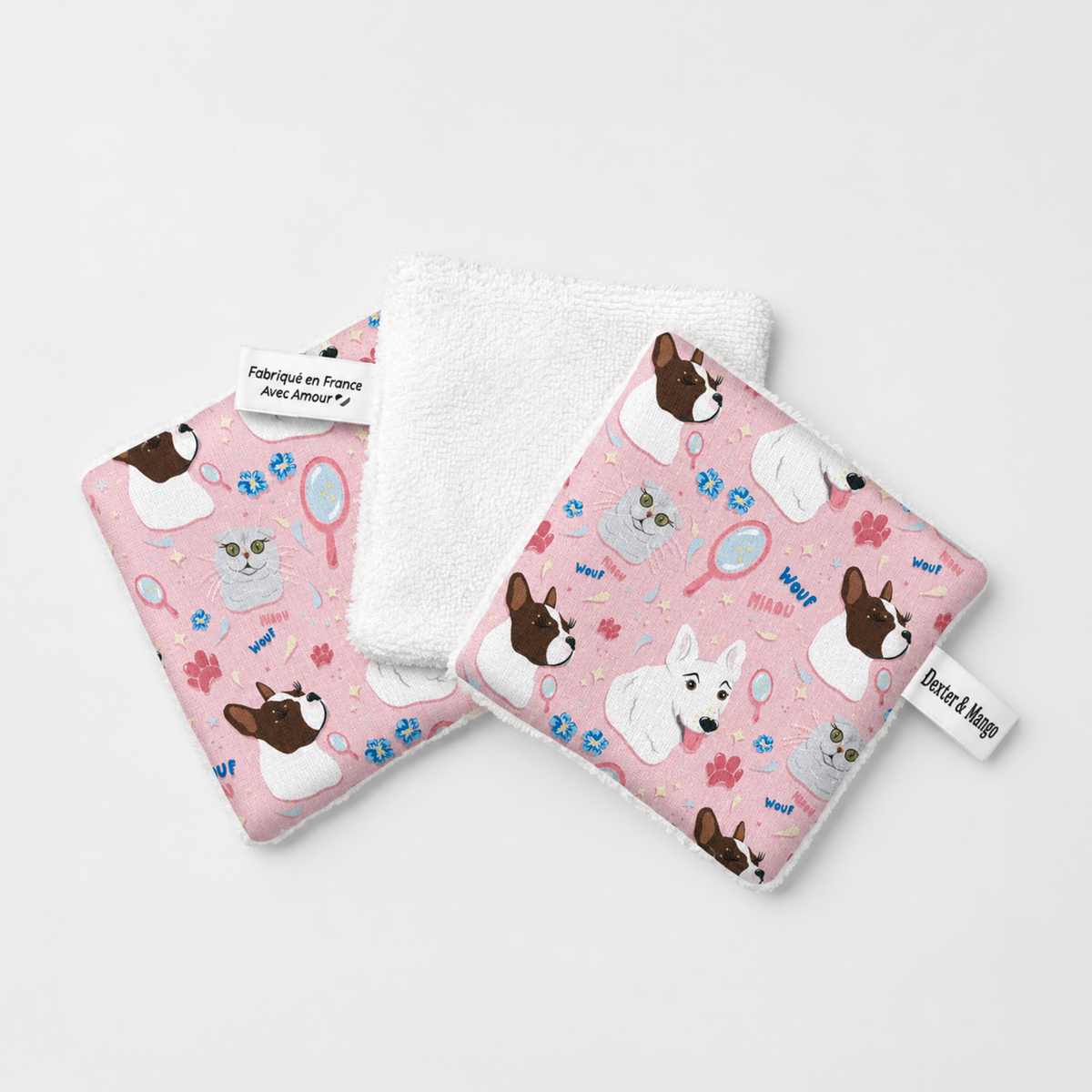 Lingettes lavables D&M