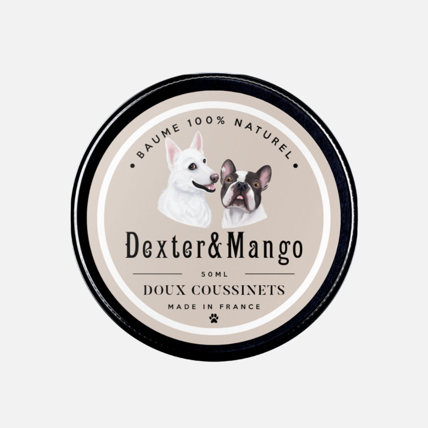 Baume naturel Doux coussinets Dexter & Mango pour les coussinets abîmés