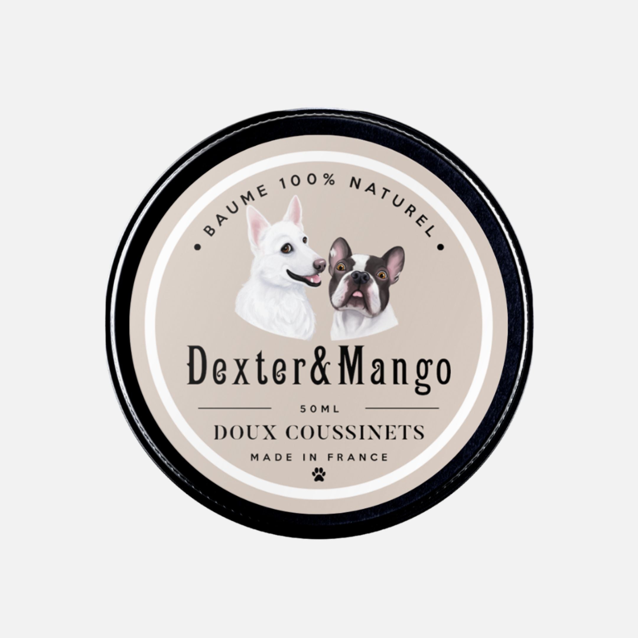 Baume naturel Doux coussinets Dexter & Mango pour les coussinets abîmés