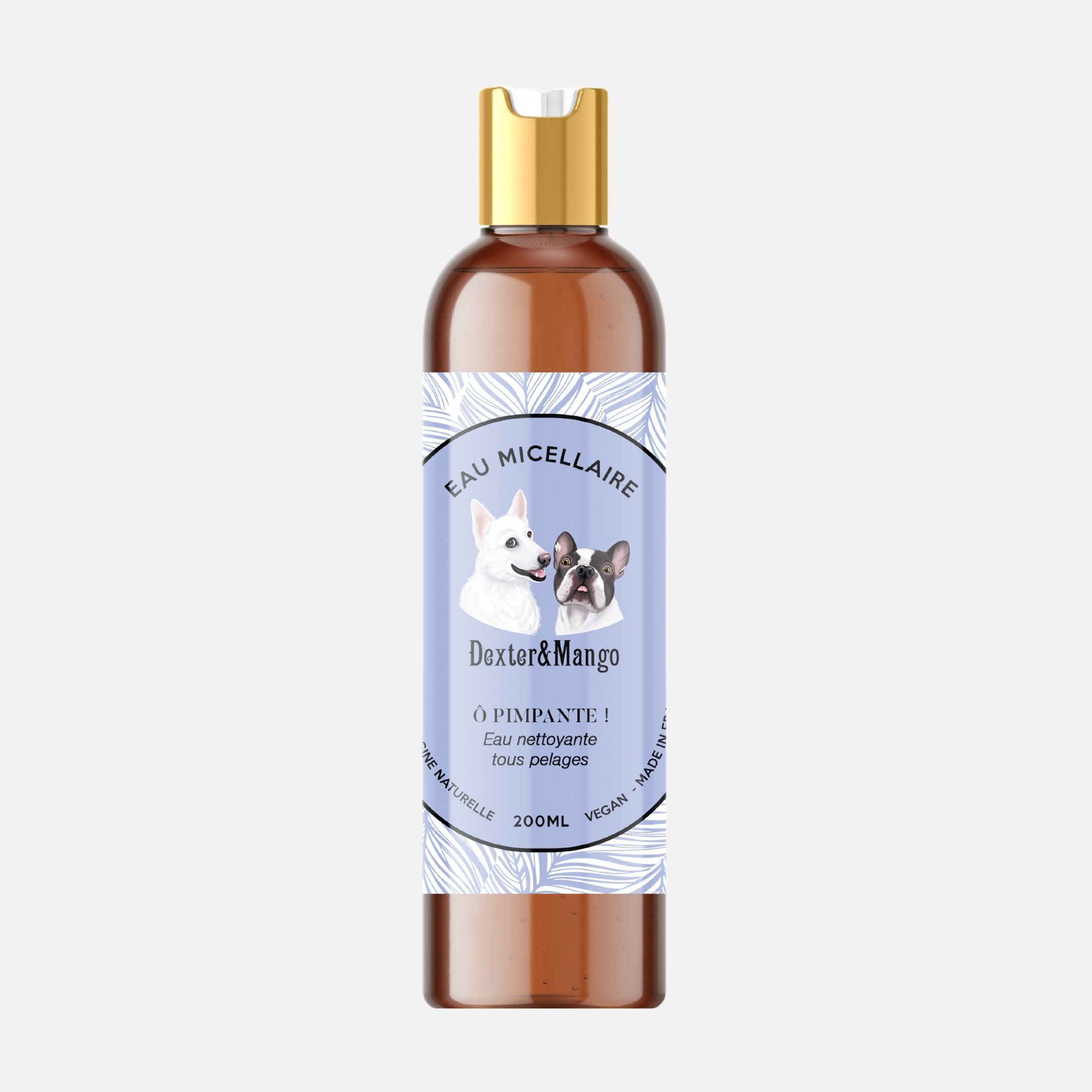 Flacon de l’eau micellaire Ô Pimpante Dexter & Mango, nettoyante et naturelle pour chien