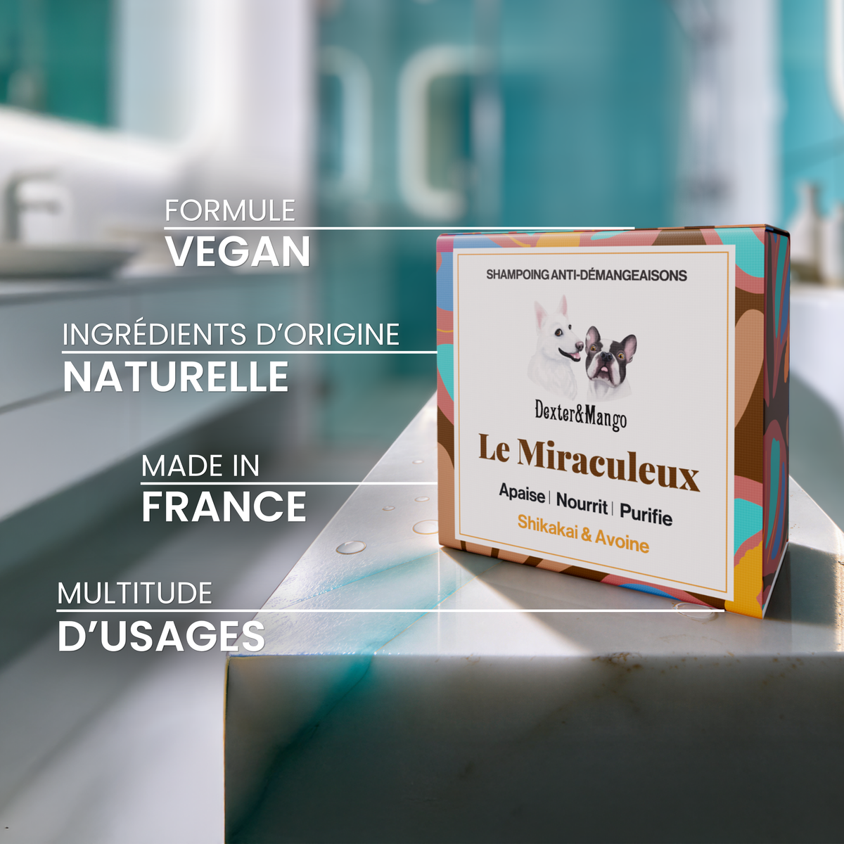 Shampoing Le Miraculeux solide : Confort cutané