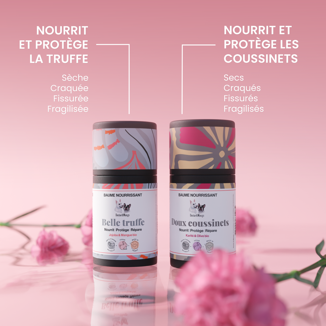 Duo sticks Doux coussinets &amp; Belle truffe