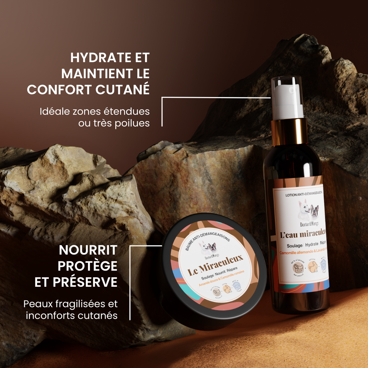 Duo confort cutané : Eau miraculeuse &amp; Baume Le Miraculeux