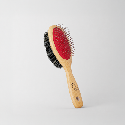 Brosse double face en bois de hêtre