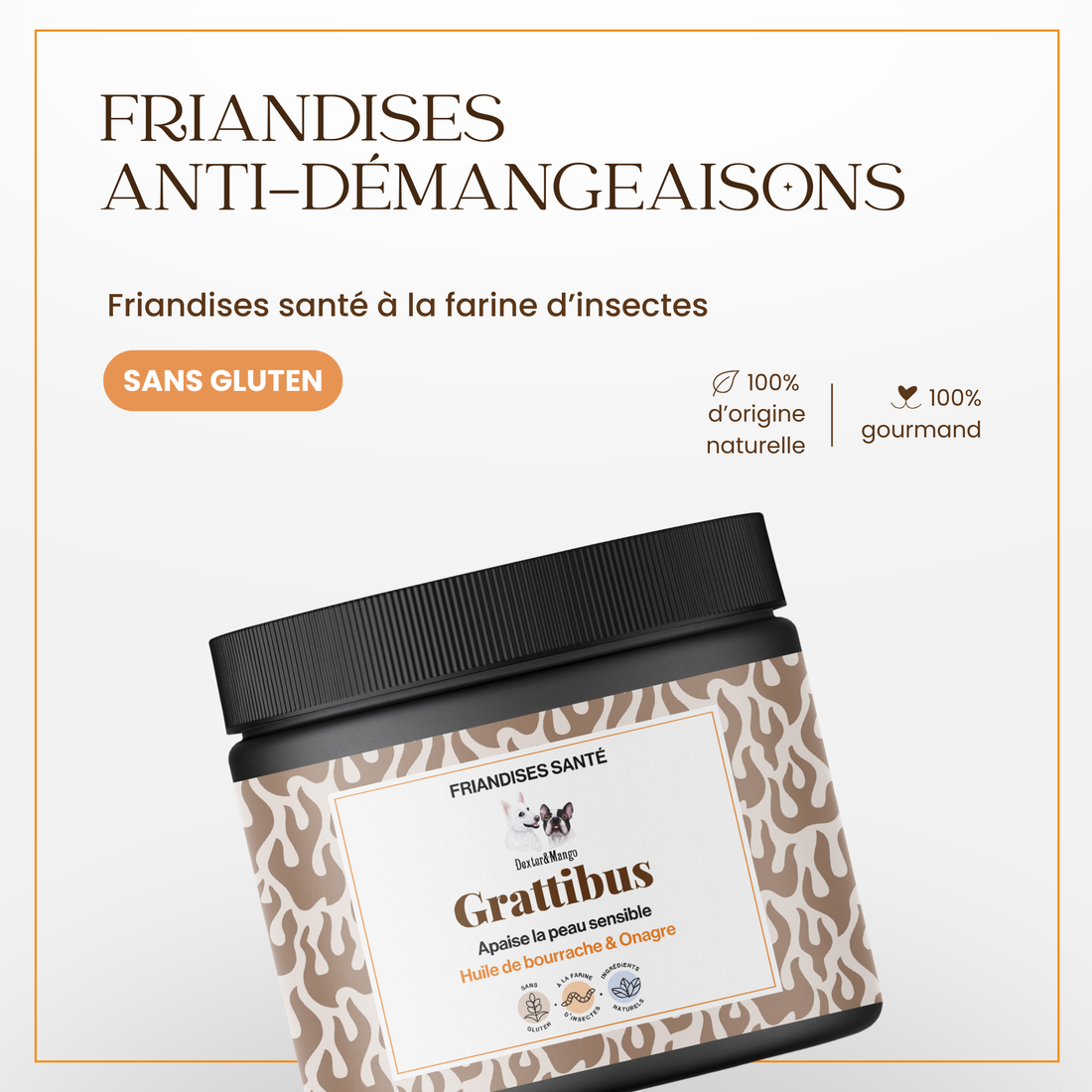 Démangeaisons chien : Friandises santé Grattibus
