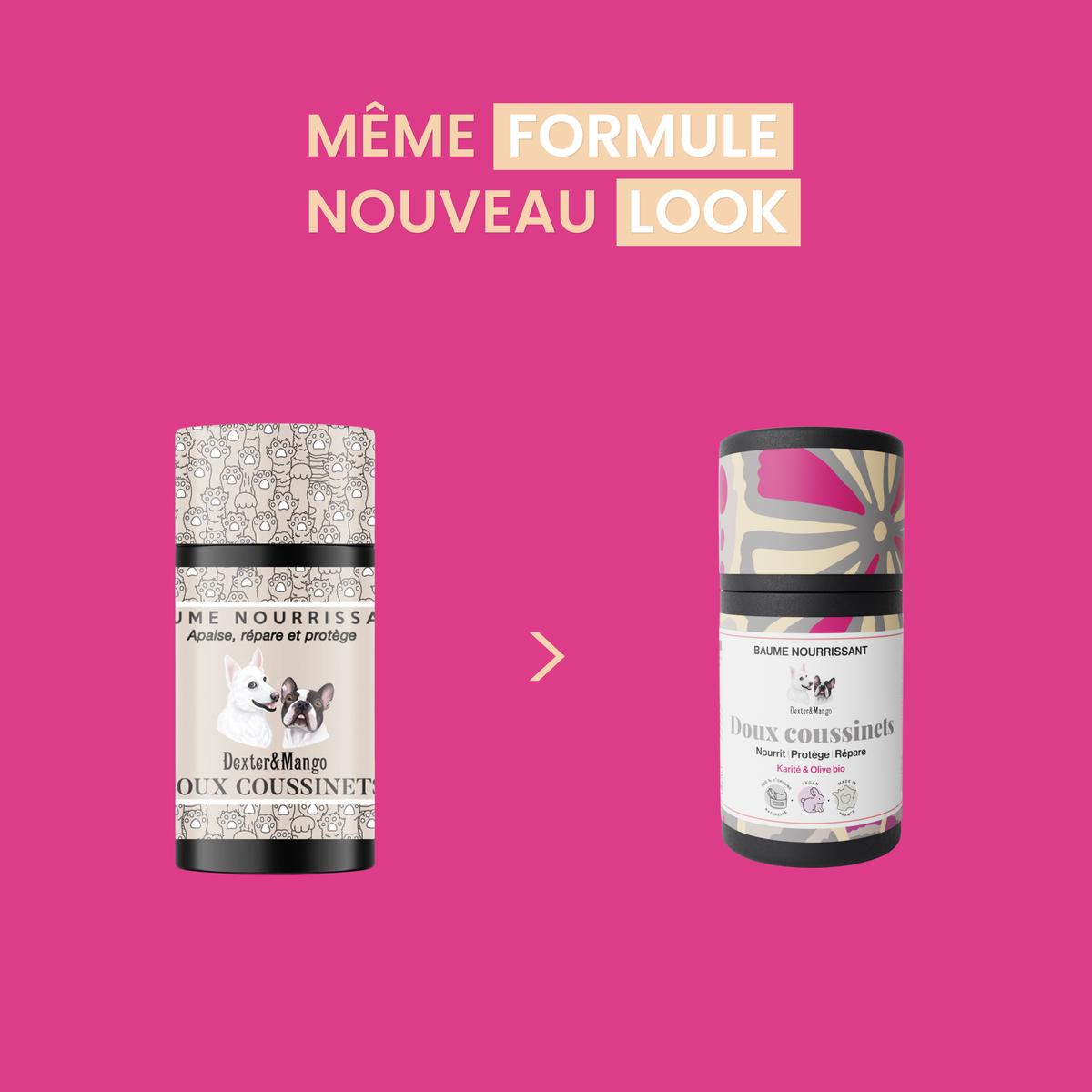 Coussinet de chien abimé : Stick Doux coussinets