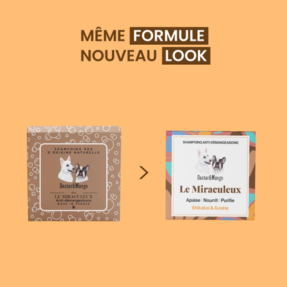 Shampoing Le Miraculeux solide : Confort cutané