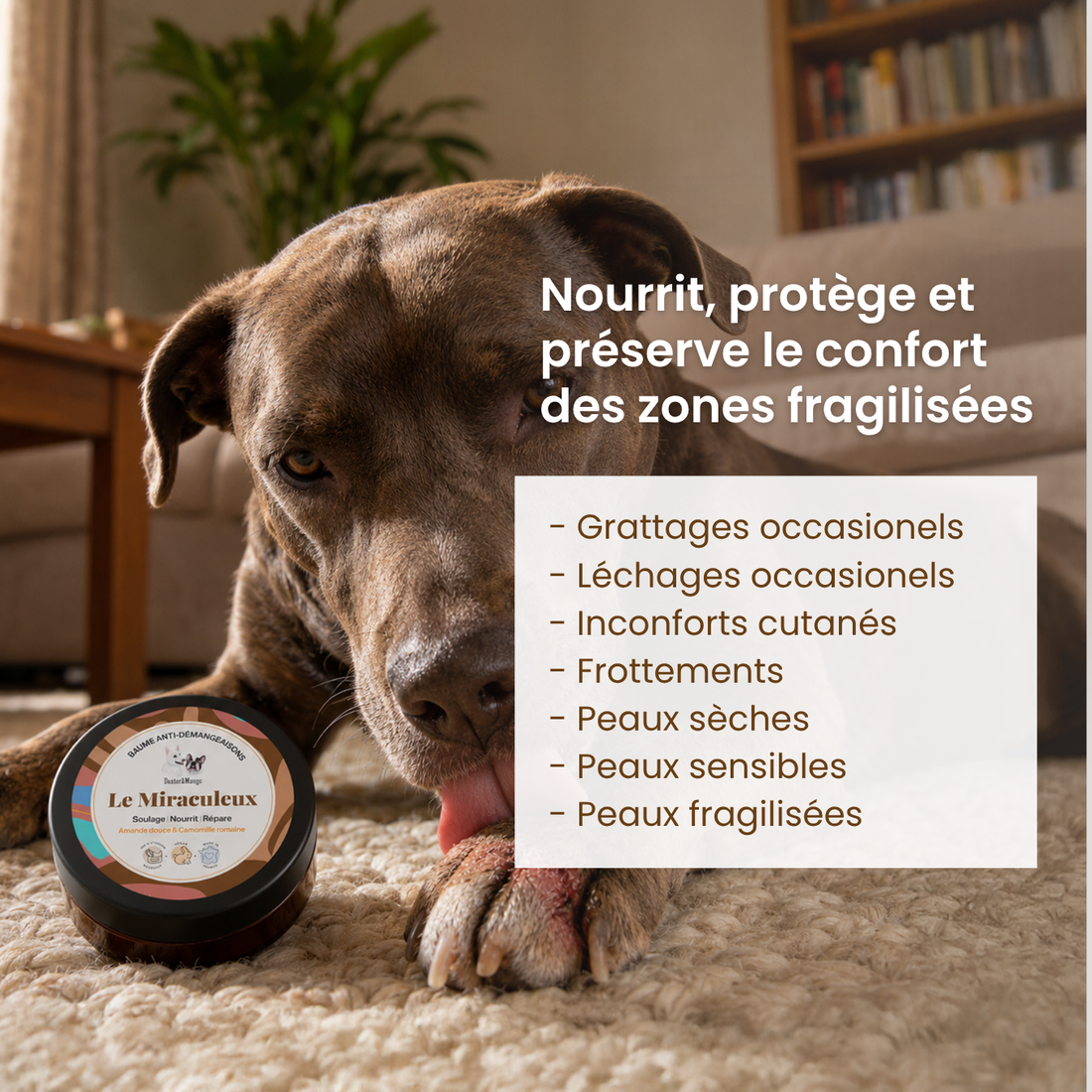 Baume apaisant pour chien : Le Miraculeux