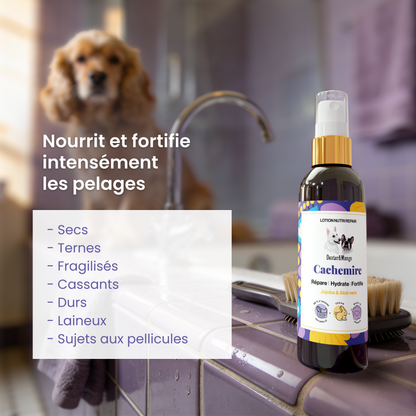 Lotion pour pelage chien et chat : Nutri Repair Cachemire