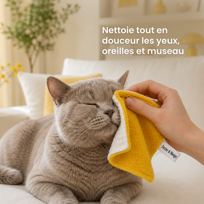 Lingettes lavables 2 en 1 ocre