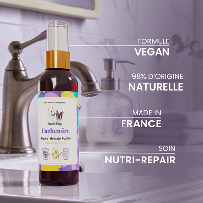 Lotion pour pelage chien et chat : Nutri Repair Cachemire