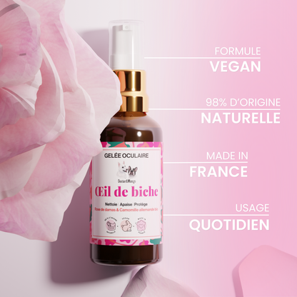 Nettoyant yeux chien : Œil de biche
