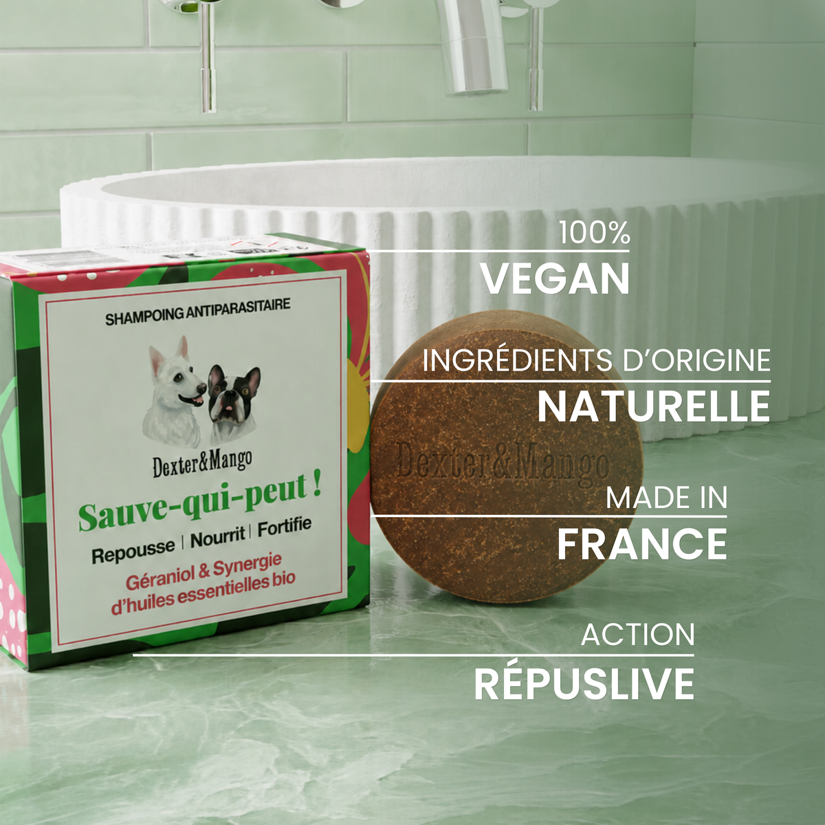 Sauve-qui-peut : Shampoing antiparasitaire