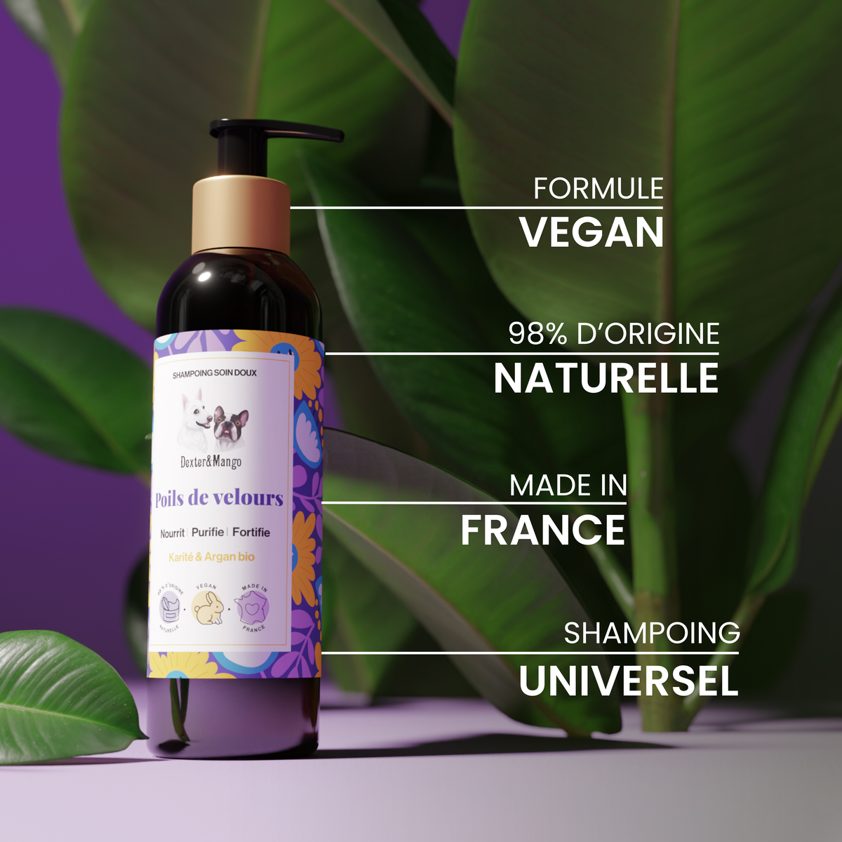 Shampoing Poils de velours : Soin doux
