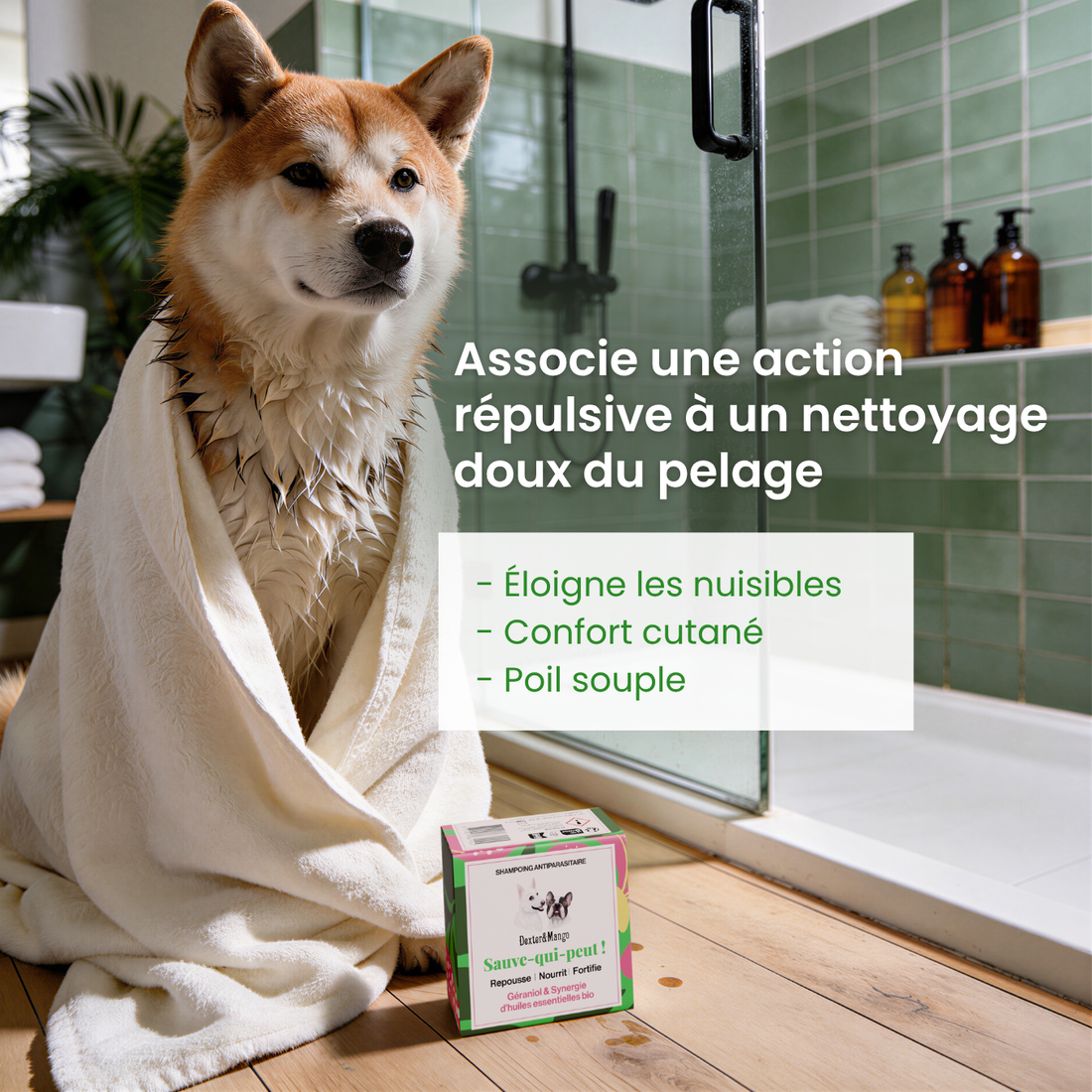 Sauve-qui-peut : Shampoing antiparasitaire