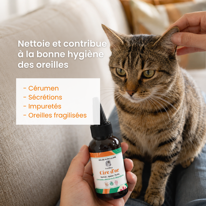 Nettoyant oreilles chat : La Gelée Cire d&