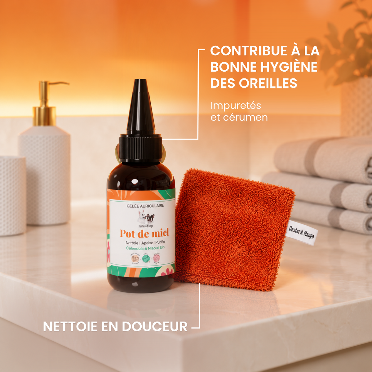 Duo Pot de miel &amp; Lingettes