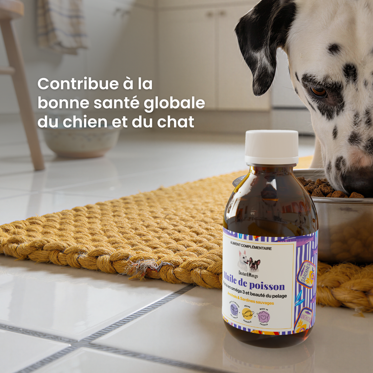 Huile de poisson : Aliment complémentaire
