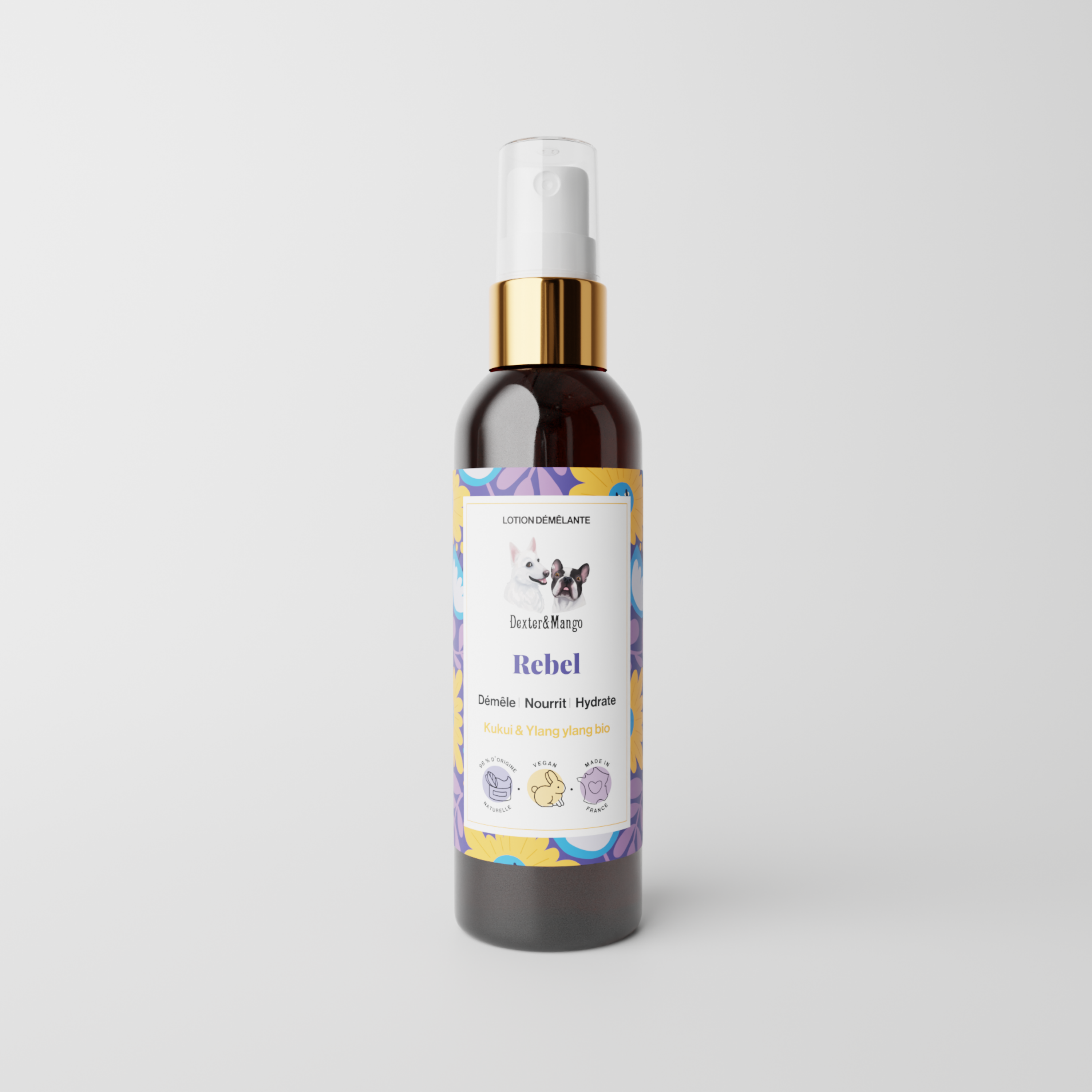 Démélant chien et chat : La lotion Rebel