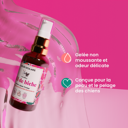 Nettoyant yeux chien : Œil de biche