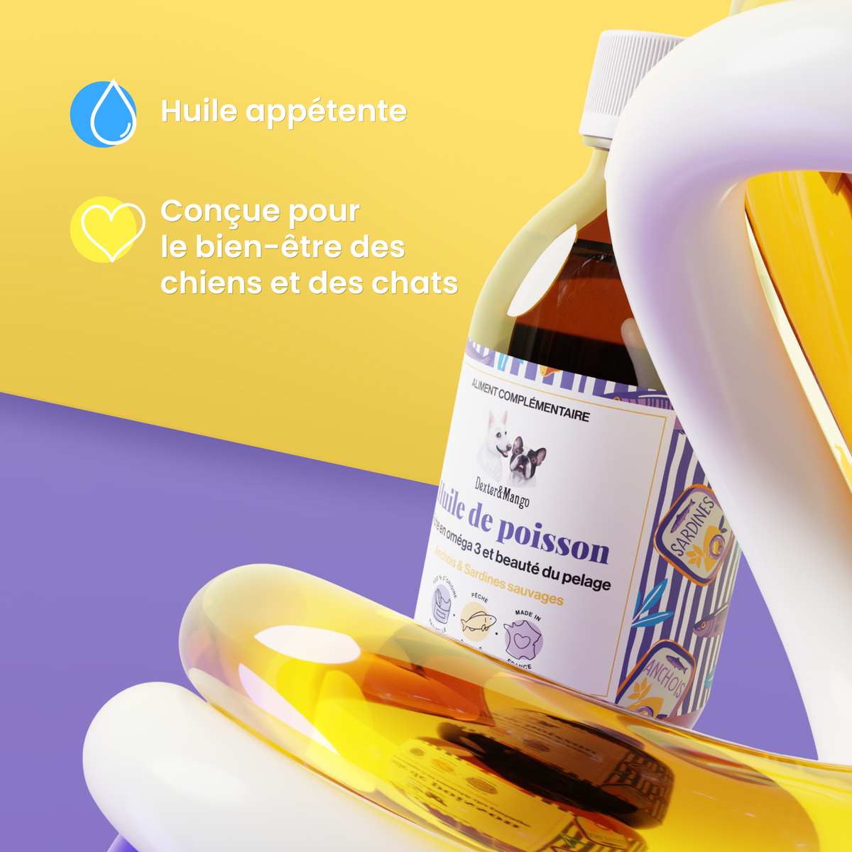 Huile de poisson : Aliment complémentaire