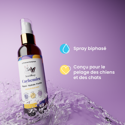 Lotion pour pelage chien et chat : Nutri Repair Cachemire
