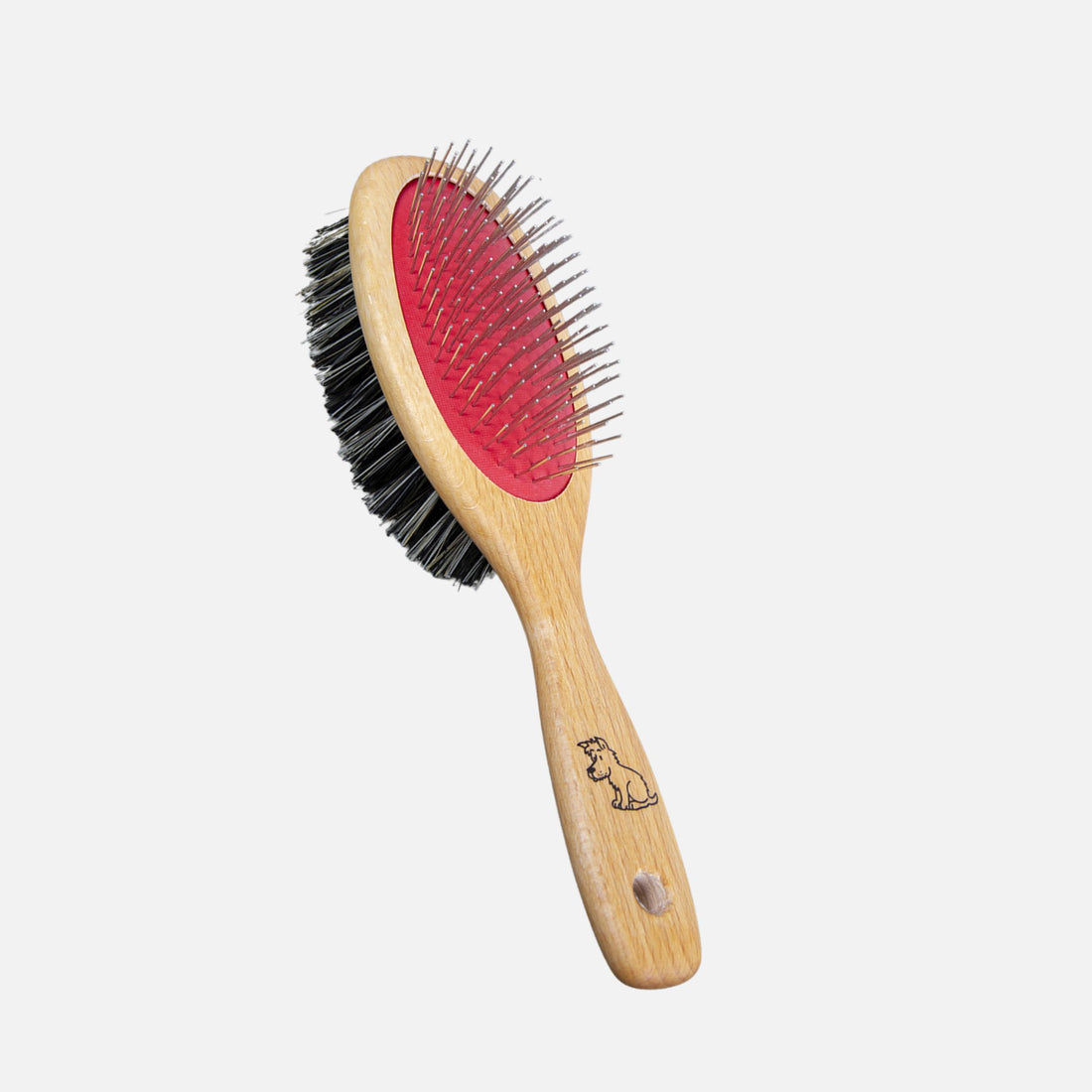 Brosse double face en bois de hêtre