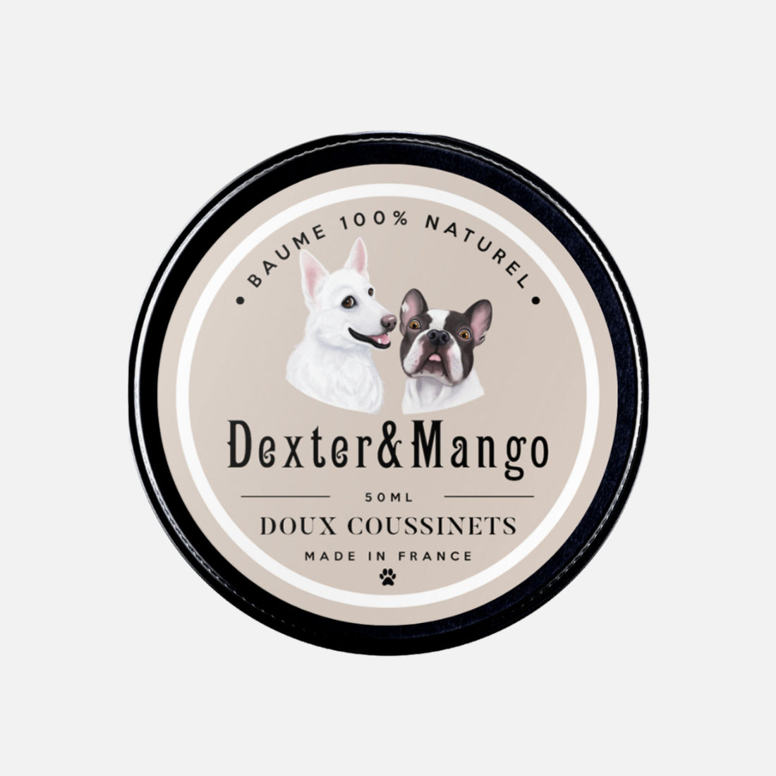 Baume naturel Doux coussinets Dexter & Mango pour les coussinets abîmés
