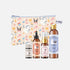 Pochette illustrée Dexter & Mango accompagnée des essentiels pour l’entretien et l’hygiène de votre chien