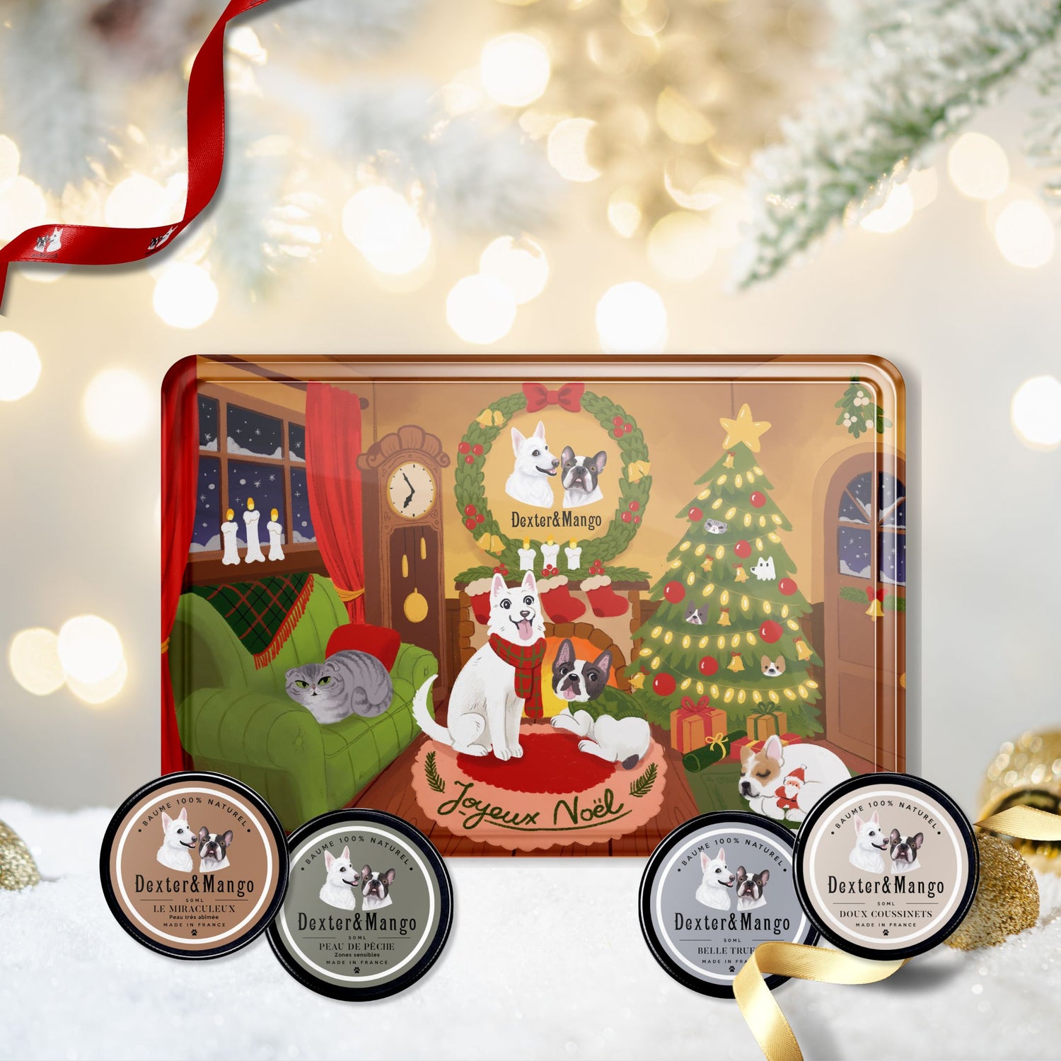 Coffret de Noël 4 baumes magiques